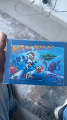 Mega man X super Nintendo repro novo fita + caixa