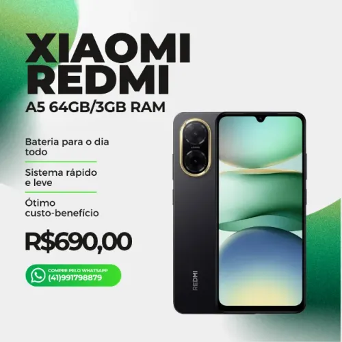 Smartphone Xiaomi Redmi A5 64GB - 3GB RAM