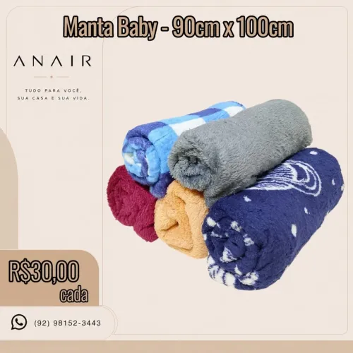 Manta Baby - 90cm x 100cm