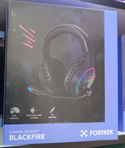 Fone Headset Gamer RGB Blackfire Led Rgb P3 C Adaptador FORTREK - Loja COimbra Entregamos