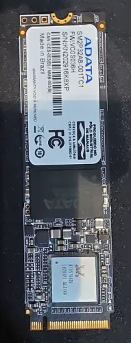 SSD NVME - 1 TB ( SAÚDE 100% ) - ADATA 