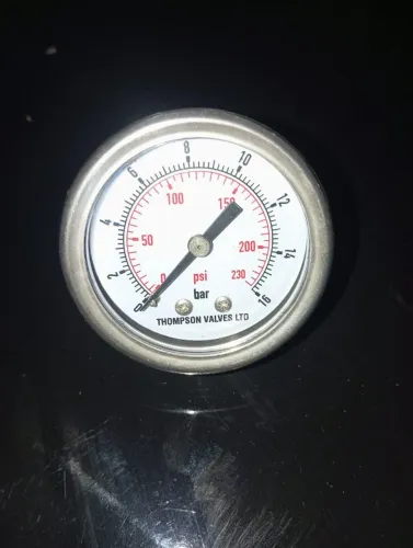 Manômetro de Pressão Industrial 16 Bar Inox 8m52A7-024