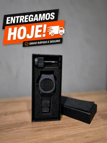 Relógio Masculino TOMI Preto | Entrega em BH