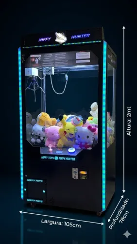 Máquina de Garra Niffy Hunter G - Grande Porte e Máxima Capacidade