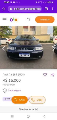Audi A3 1.8 5P Aut. 2003