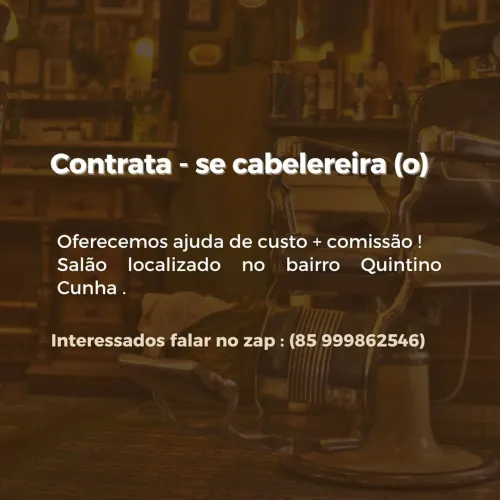 Precisa_se de cabeleireiro (a).
