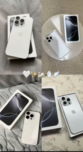 Vendo iPhone 16 pro max branco 256 gb