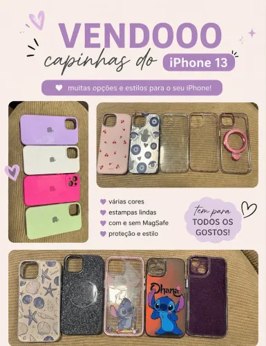 Vendo capinhas do iPhone 13