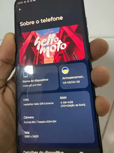 Vendo celular motorola, moto15 pró max