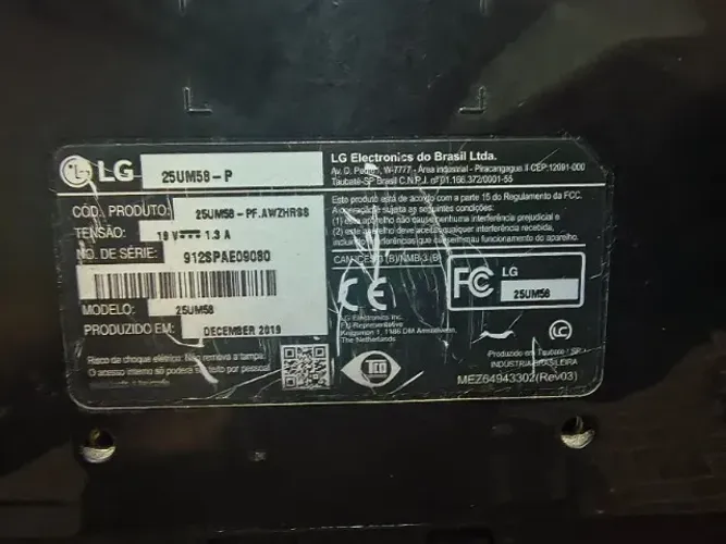Monitor LG Ultrawide 25? 25UM58-P IPS Full HD 75Hz HDMI