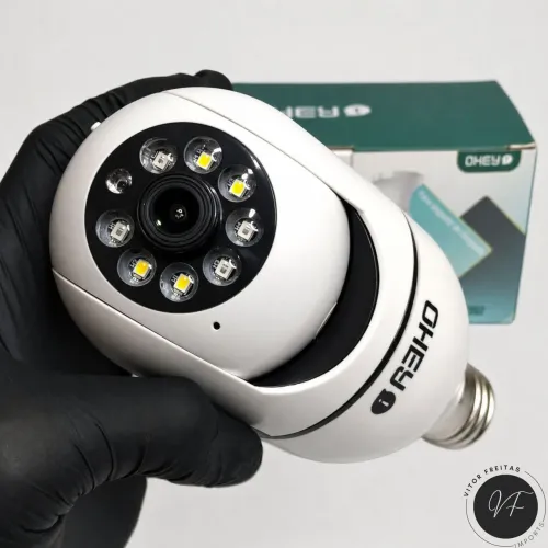 Câmera Lâmpada Wi-Fi | Entrega Grátis em VCA
