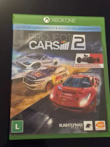 Jogo Project Cars 2 Xbox One Mídia Física Original Impecável Usado