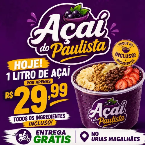 Loja de açaí xxx franquia