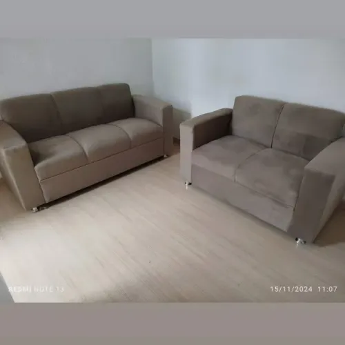 Sofá 2 e 3 lugares Material suede D33 Duravel Confortável Promoção | Oferta Especial
