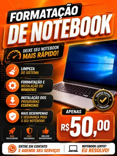 Formatação de Notebook