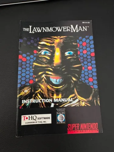 Manual The Lawnmower Man Super Nintendo Original