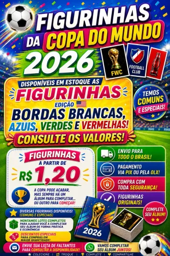 Figurinhas COPA 2026