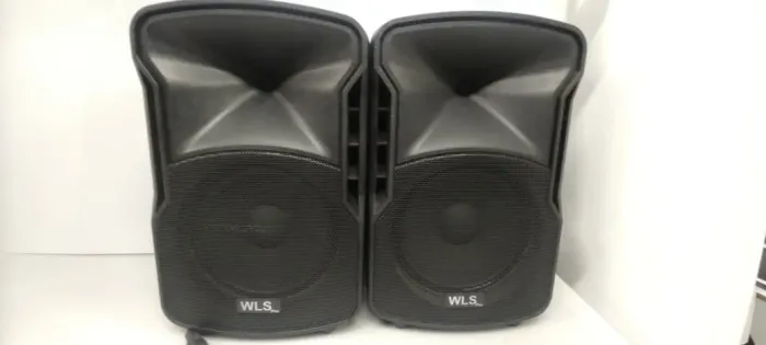 PAR DE CAIXAS  ATIVO E PASSIVO  MARCA :WLS  MODELO : W10 PROACTIVE. 180 WTS