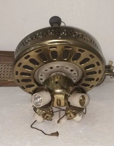 Antigo ventilador de teto Ceiling Fan  4 lâmpadas 