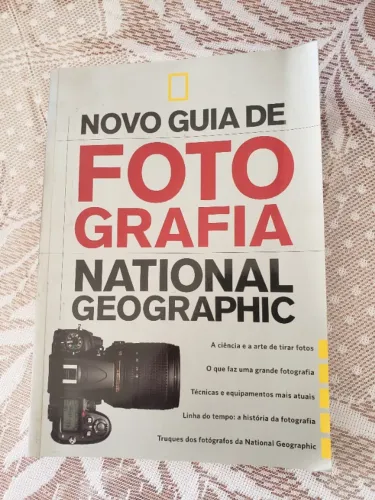 livro "Novo Guia de Fotografia National Geographic", James P. Blair. 408 páginas