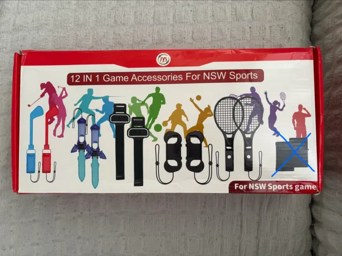 Kit 10 em 1 Nintendo Switch Sports Acessórios