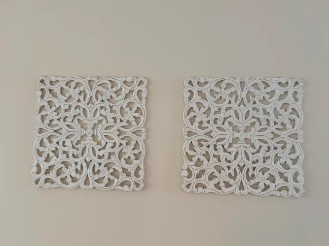Quadros vintage cottage branco TokStok