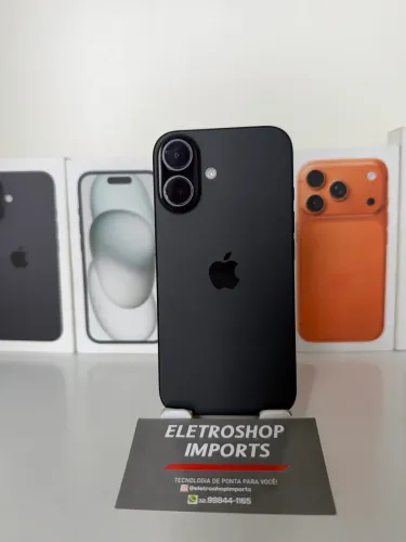 iPhone 16 128GB Preto | 92% Bateria | Seminovo