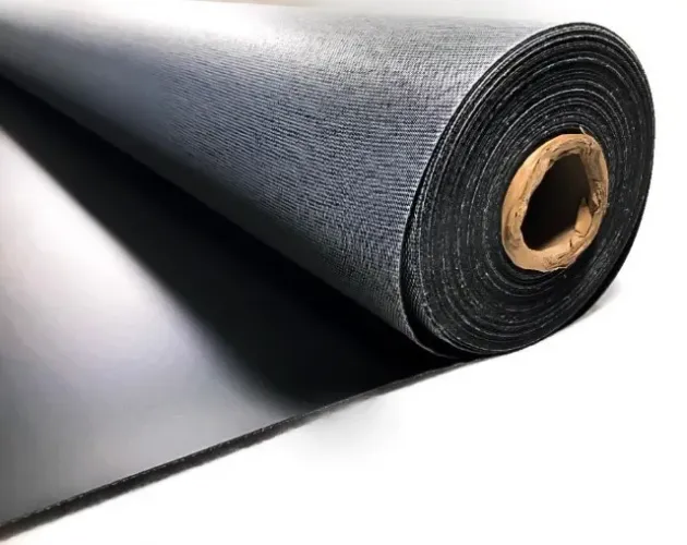 Linóleo 1.0mm importado preto fosco - Rolo 20, x 1,4m