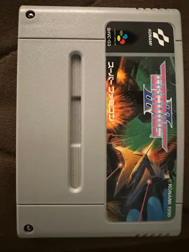 Vendo jogo original super famicom gradius 3