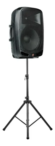 Caixa Ativa Staner PS 1501 Preta Bluetooth 200W com pedestal