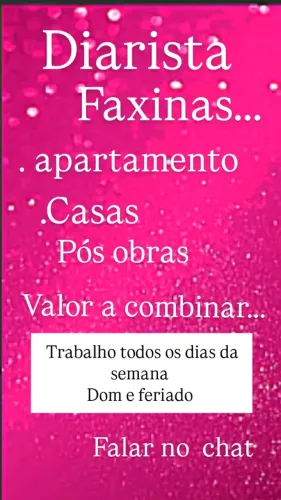 Serviços domésticos em geral