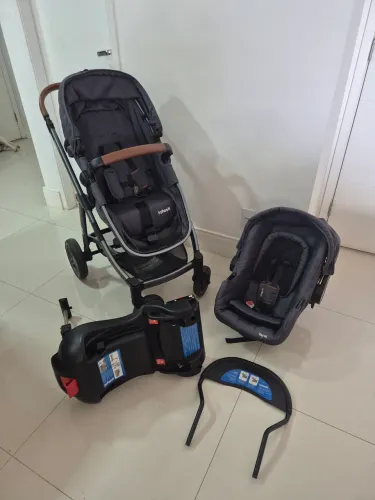Carrinho Infanti Epic Lite Vintage completo (travel system)