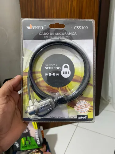 Trava P/ Notebook - Fechadura Com Segredo