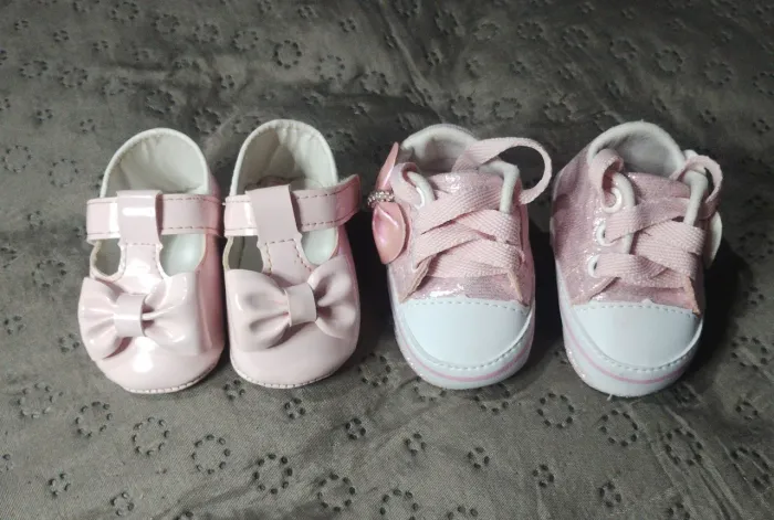 Kit 2 sapatinhos menina 13/14