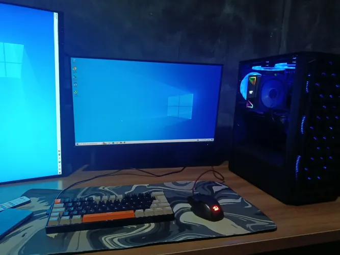 Pc gamer Setup completo (sem monitor) | Xeon E5 2666 v3 | Rx 570 | 16GB Ram | kit+Redragon