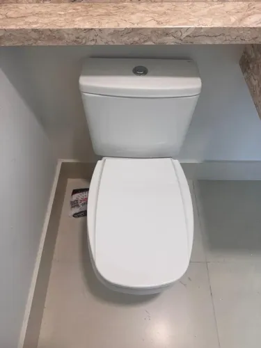 Vaso sanitário, usado, totalmente funcional 