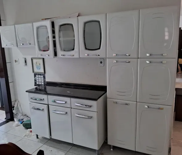 Armario de aço de cozinha