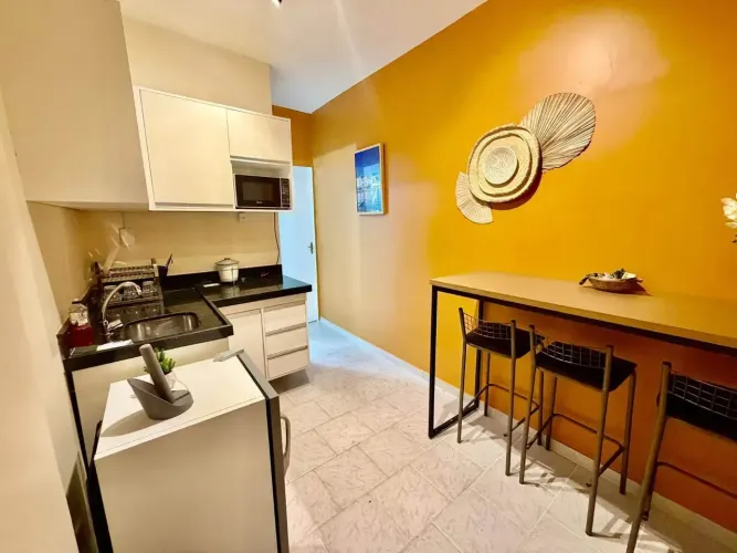 Apartamento no bairro do marco mobiliado de 30m2 estilo loft 2 andar escada novo