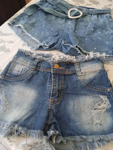 2 shorts Jeans tamanho 12