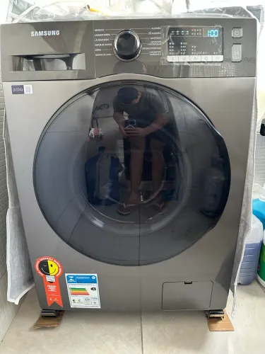Lavadora Samsung Inverter 11kg Cesto Inox Preta