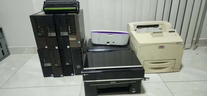 Lote de PC Dell e Impressoras 
