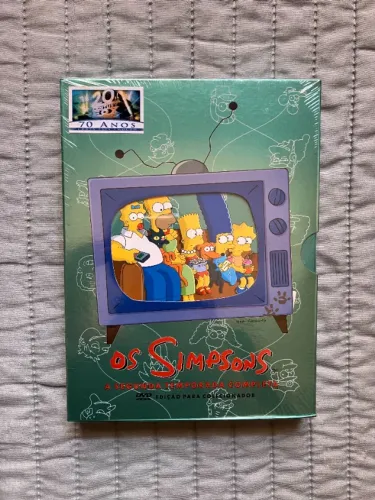 simpsons - segunda temporada completa (box dvd) novo lacrado