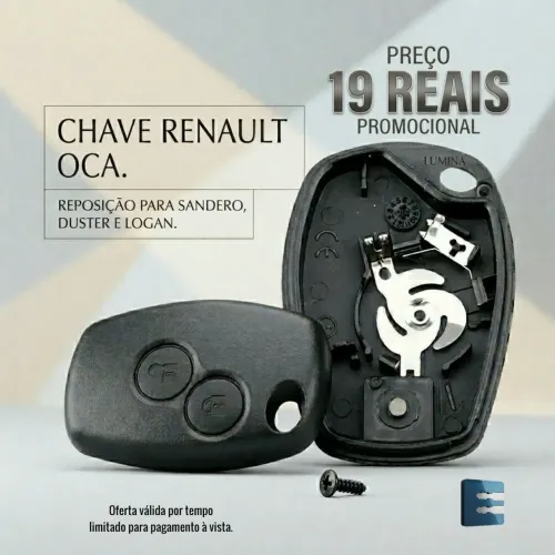Chave Renault Oca | MELHOR PREÇO E QUALIDADE 