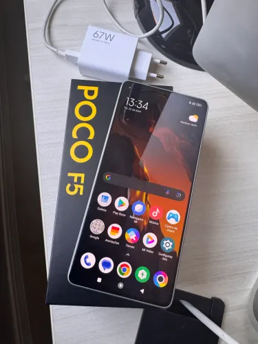 POCO F5 White 256GB e 12GB RAM