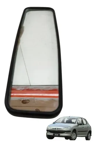Retrovisor Interno Peugeot 206 2003 2004 2005 2006 Detalhe