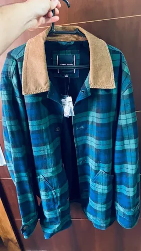 Jaqueta Tommy Hilfiger Xadrez (Original / Nova com etiqueta)