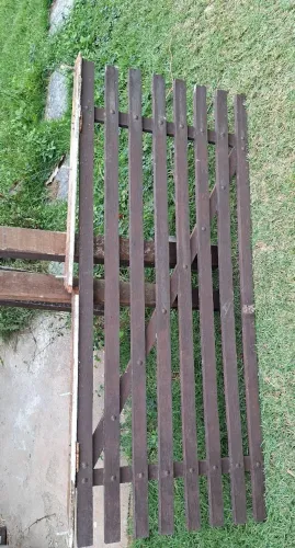 PORTÃO MADEIRA 1.47 x 0.63