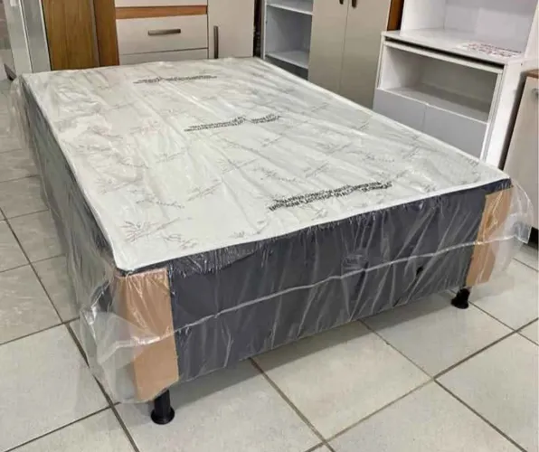 PROMOÇÃO EM CAMA BOX DE CASAL COM ESPUMA D28