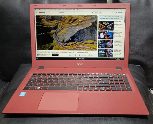 Acer Vermelho I3-16GB RAM 512GB HD