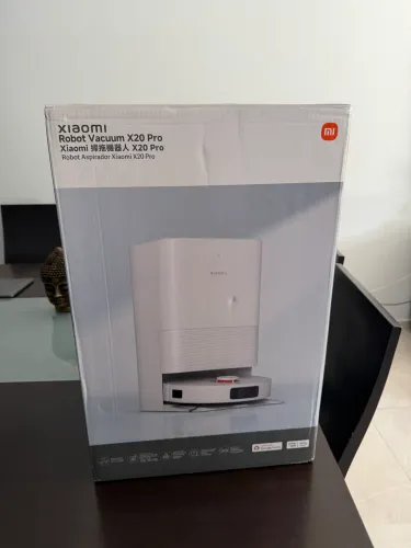 Robô vacuum x20 pro 127v aspirador com base autolimpante - novo